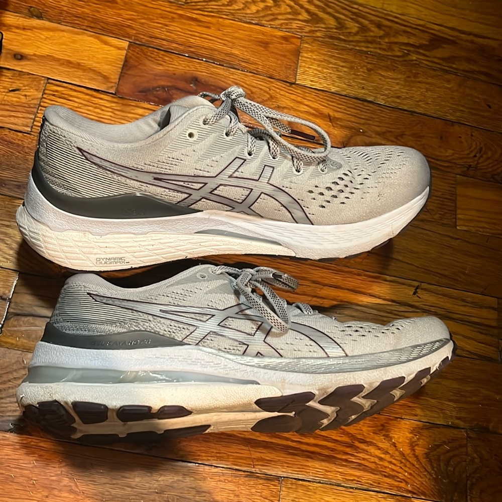 ASICS Gel Kayano 28 Piedmont Gray Running Shoes